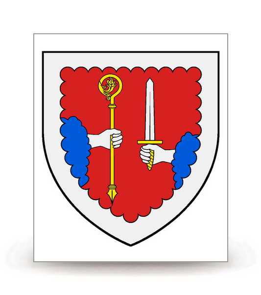 43 Haute-Loire - Blason - Autocollant plaque immatriculation®