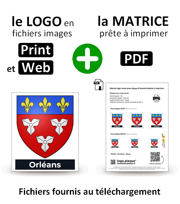 45 Orléans - Blason