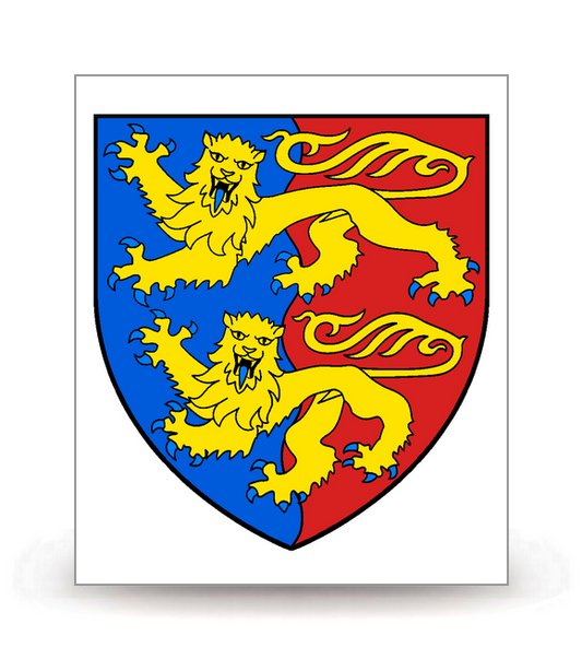 50 Manche - Blason - Autocollant plaque immatriculation®