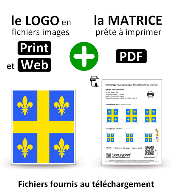 51 Châlons-en-Champagne - Drapeau Ajusté