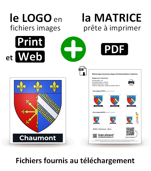 52 Chaumont  - Blason