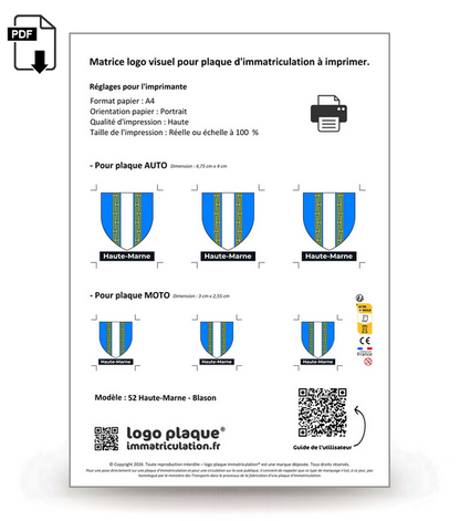 52 Haute-Marne - Blason