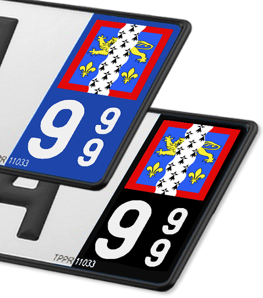 53 Mayenne - Drapeau Ajusté