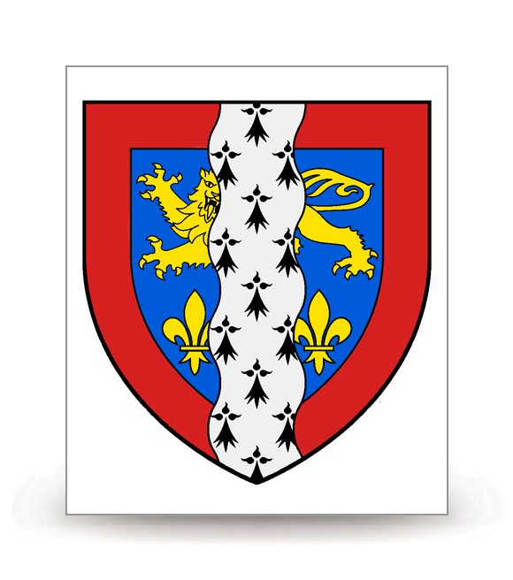 53 Mayenne - Blason - Autocollant plaque immatriculation®