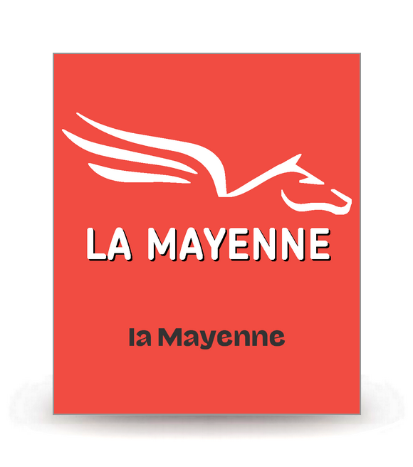 53 Mayenne - Département (2022) - Autocollant plaque immatriculation®