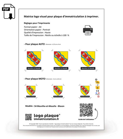 54 Meurthe-et-Moselle - Blason
