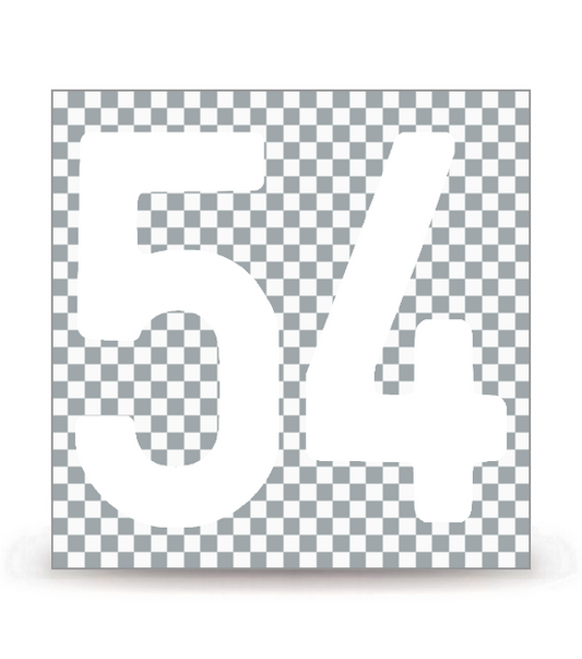 54 - Meurthe-et-Moselle | Autocollant plaque immatriculation®