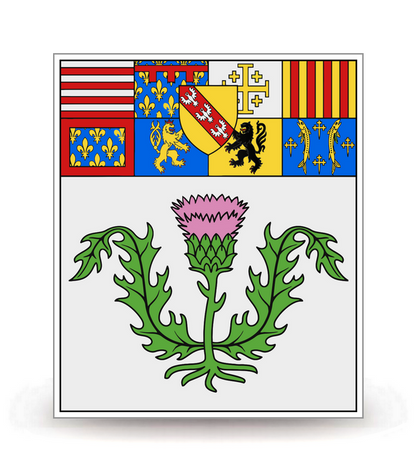 54 Nancy - Drapeau Ajusté - Autocollant plaque immatriculation®