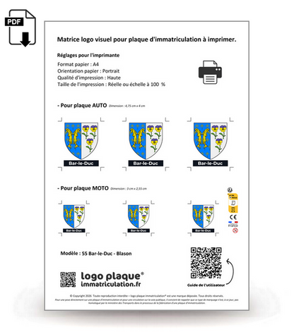 55 Bar-le-Duc - Blason