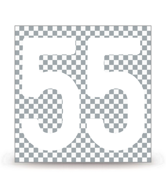 55 - Meuse | Autocollant plaque immatriculation®