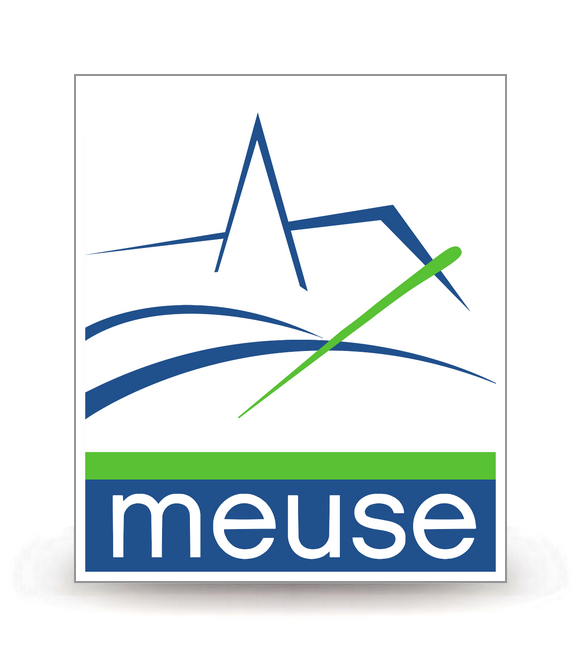 55 Meuse - Département (2015) - Autocollant plaque immatriculation®