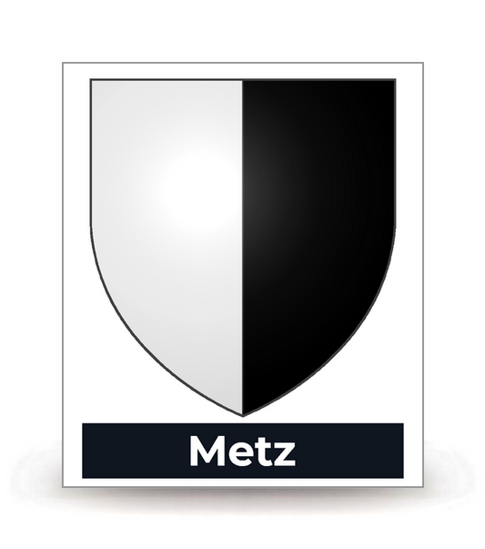 57 Metz - Blason - Autocollant plaque immatriculation®