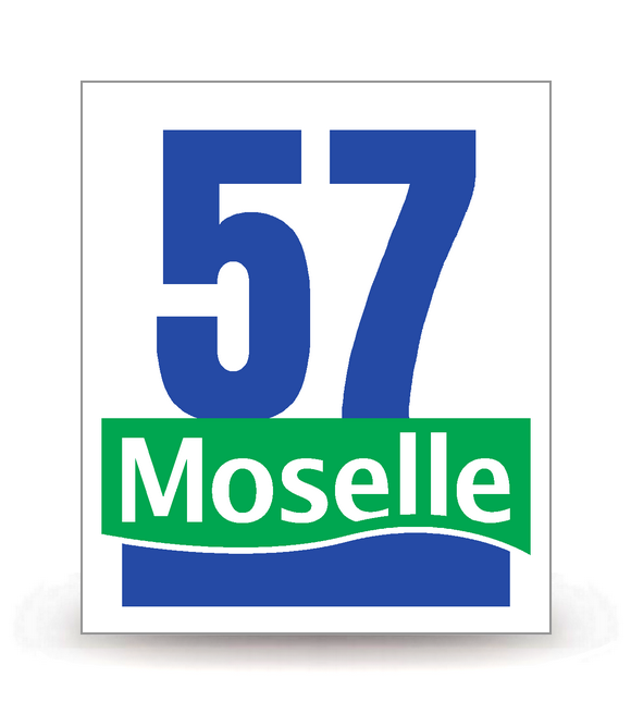 57 Moselle - Département (2018) - Autocollant plaque immatriculation®