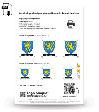 58 Nevers - Blason