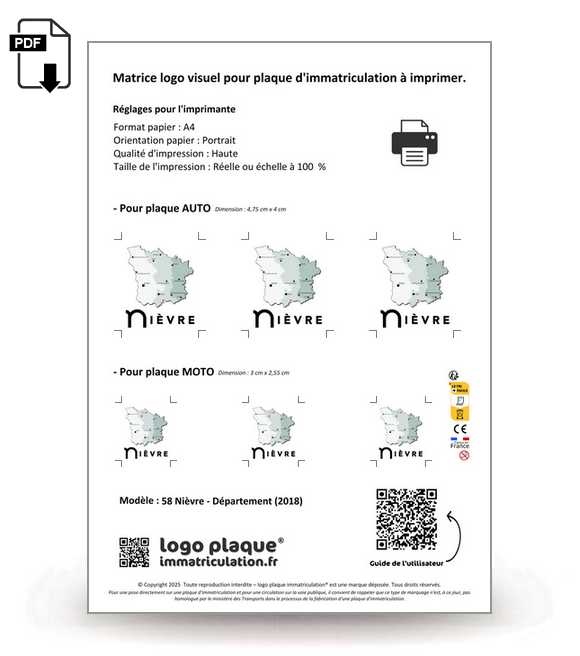 58 Nièvre - Département (2018)