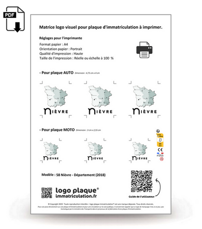 58 Nièvre - Département (2018)