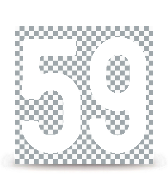 59 - Nord | Autocollant plaque immatriculation®