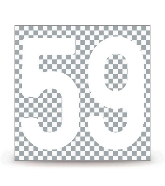 59 - Nord | Autocollant plaque immatriculation®