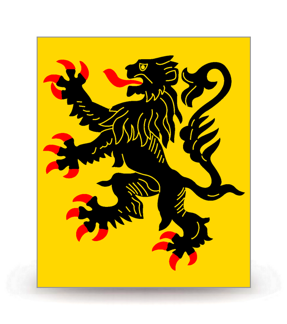 59 Nord - Drapeau Ajusté - Autocollant plaque immatriculation®