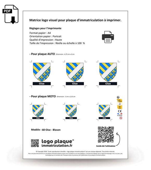 60 Oise - Blason
