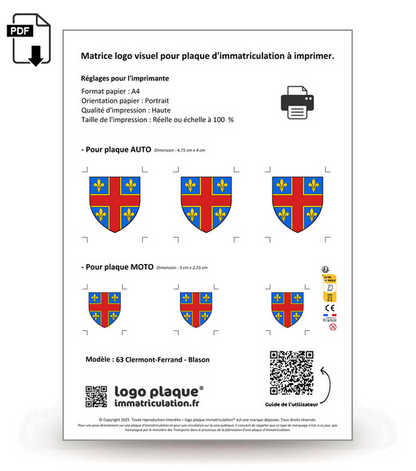 63 Clermont-Ferrand - Blason