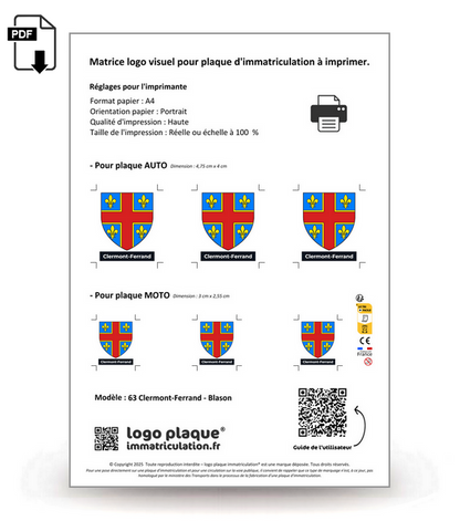 63 Clermont-Ferrand - Blason