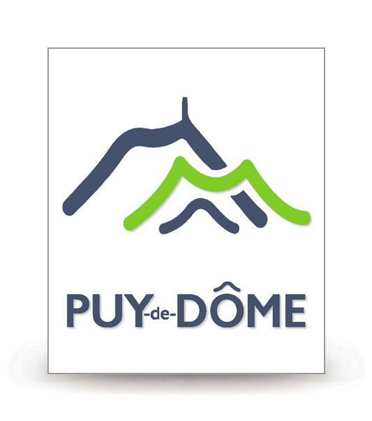 63 Puy-de-Dôme - Département (2022) - Autocollant plaque immatriculation®