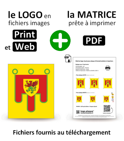 63 Puy-de-Dôme - Adjusted Flag