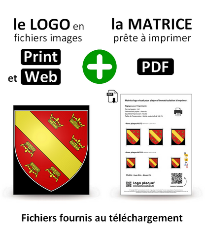 68 Haut-Rhin - Blason FN