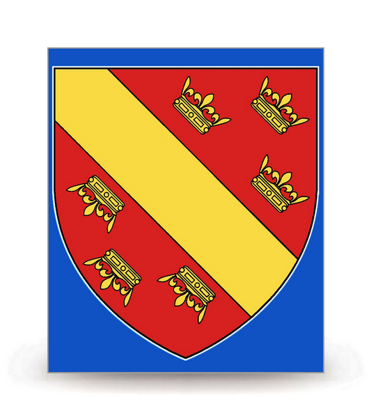 68 Haut-Rhin - Blason FB - Autocollant plaque immatriculation®