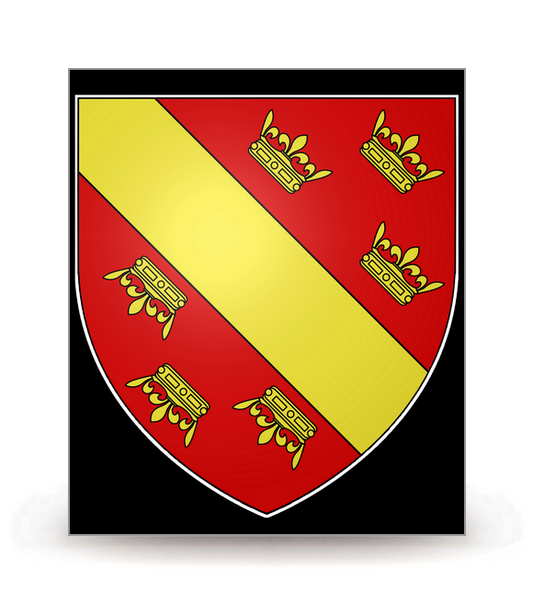 68 Haut-Rhin - Blason FN - Autocollant plaque immatriculation®