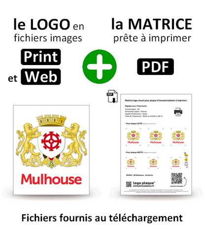 68 Mulhouse - Armoiries