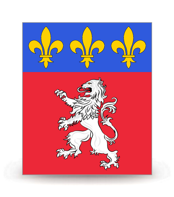 69 Lyon - Drapeau Ajusté