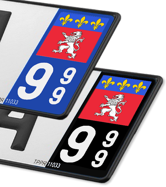 69 Lyon - Drapeau Ajusté