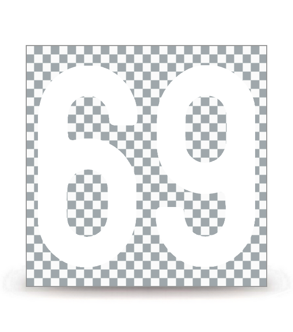 69 - Rhône | Autocollant plaque immatriculation®