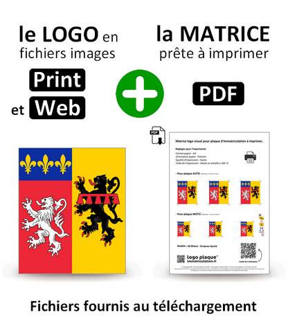 69 Rhône - Adjusted Flag