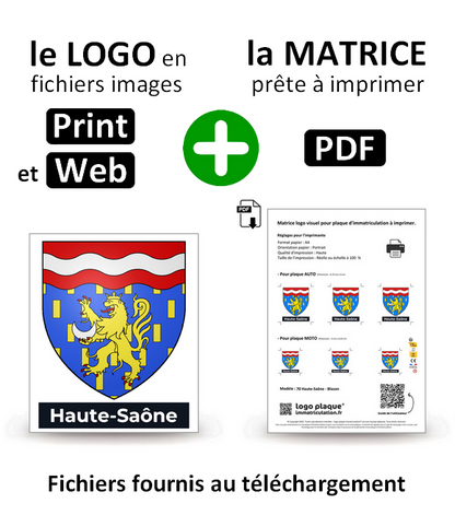 70 Haute-Saône - Blason