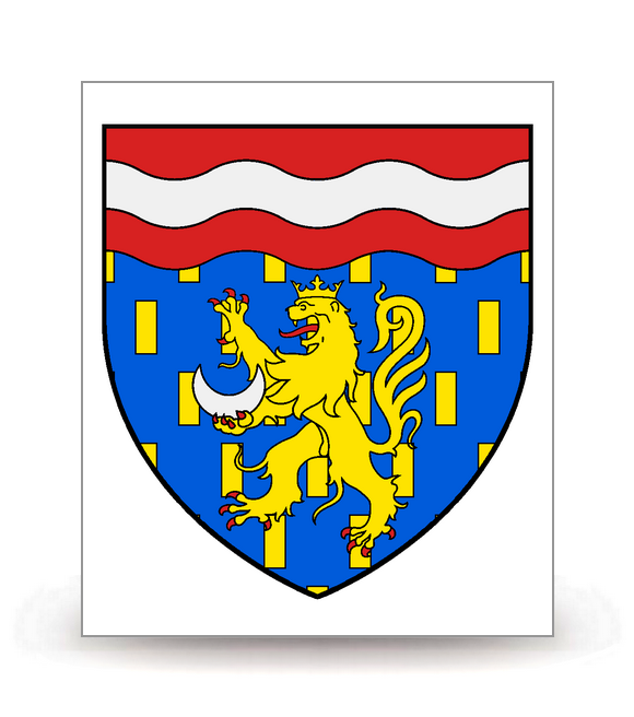 70 Haute-Saône - Blason - Autocollant plaque immatriculation®