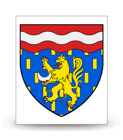 70 Haute-Saône - Blason - Autocollant plaque immatriculation®