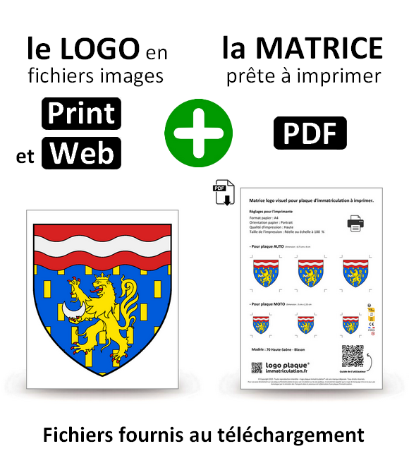 70 Haute-Saône - Coat of Arms