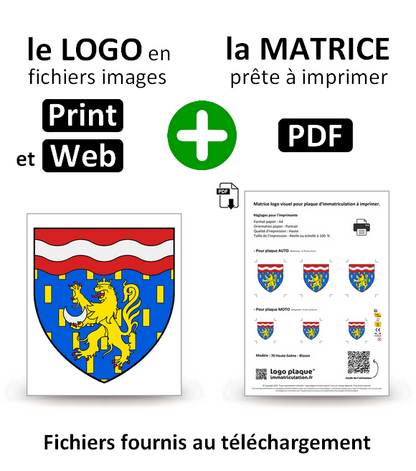 70 Haute-Saône - Coat of Arms