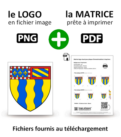 71 Saône-et-Loire - Blason