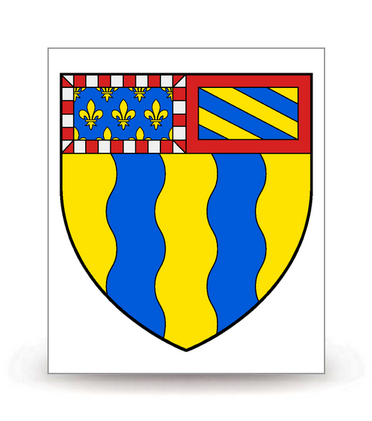 71 Saône-et-Loire - Blason - Autocollant plaque immatriculation®