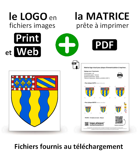 71 Saône-et-Loire - Blason