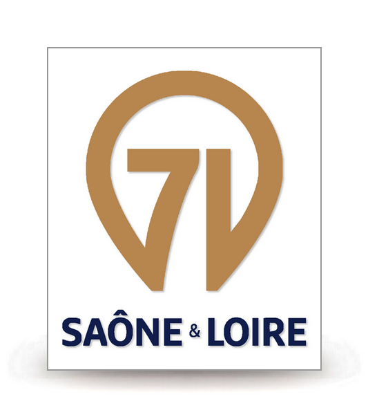 71 Saône-et-Loire - Département (2022) - Autocollant plaque immatriculation®