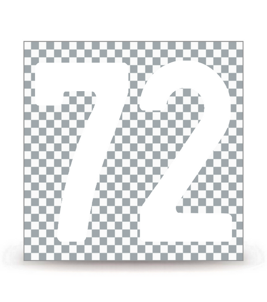 72 - Sarthe | Autocollant plaque immatriculation®