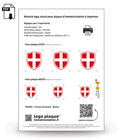 73 Pays de Savoie - Blason