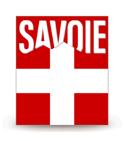 73 Savoie - Drapeau Ajusté