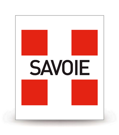 73 Savoie - Département (2013) - Autocollant plaque immatriculation®