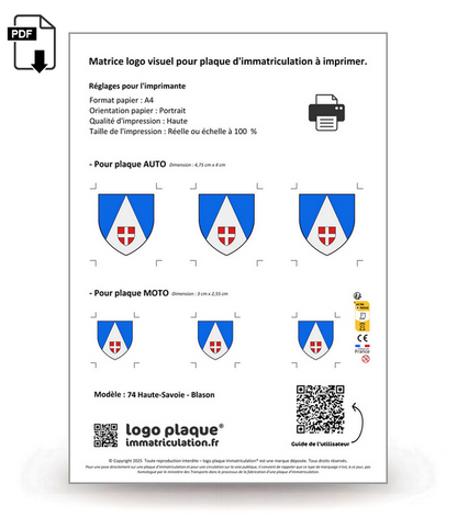 74 Haute-Savoie - Blason
